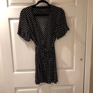 Zara polka dot dress size large